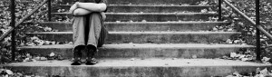 Teen Sitting on Steps